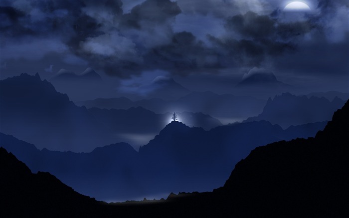 Vlads moon téma wallpaper #16