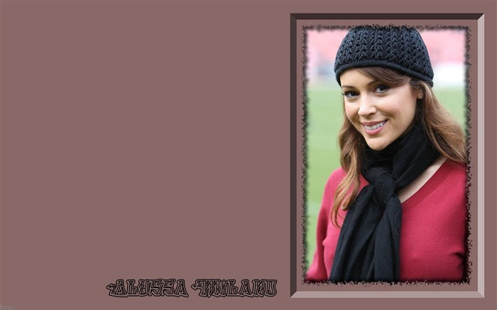 Alyssa Milano hermoso fondo de pantalla #4