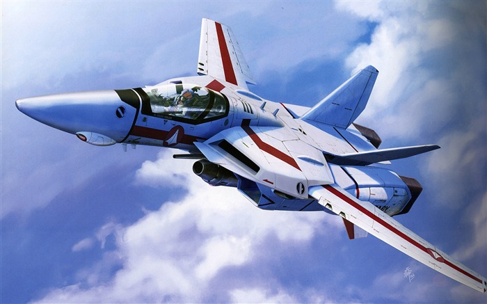 Macross fighter wallpaper (2) #6