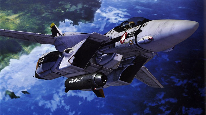 Macross fighter wallpaper (1) #7