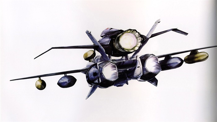 Macross истребитель обои (1) #11