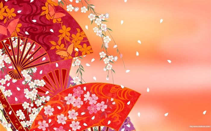 Japan-Stil Tapete Muster und Farbe #11