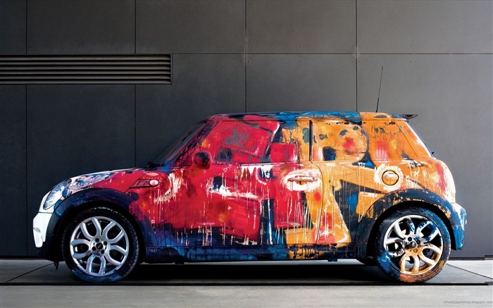 Personalized painted car wallpaper #1