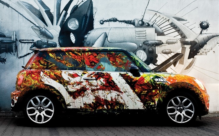 Fond d'écran personnalisés peints voiture #9