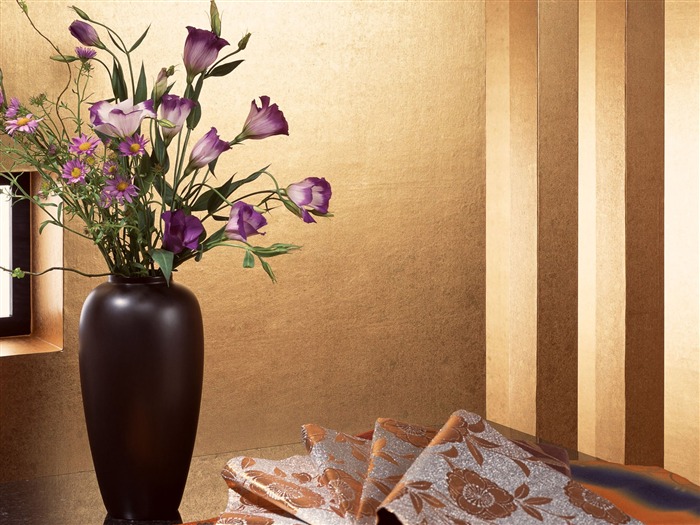 Indoor floral wallpaper (3) #19