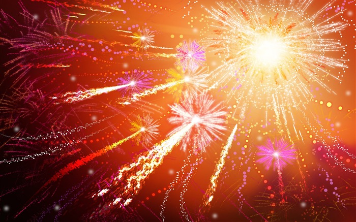 Colorful fireworks HD wallpaper #6