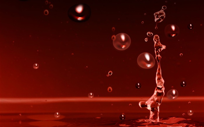 Colorful Water drops HD wallpaper #2