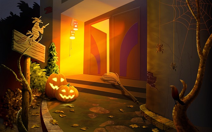 Halloween Téma Tapety na plochu (4) #8