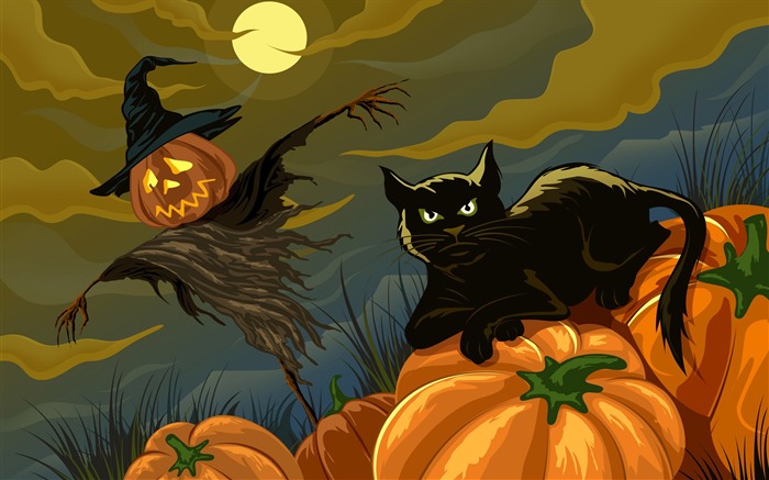 Halloween Téma Tapety na plochu (4) #15