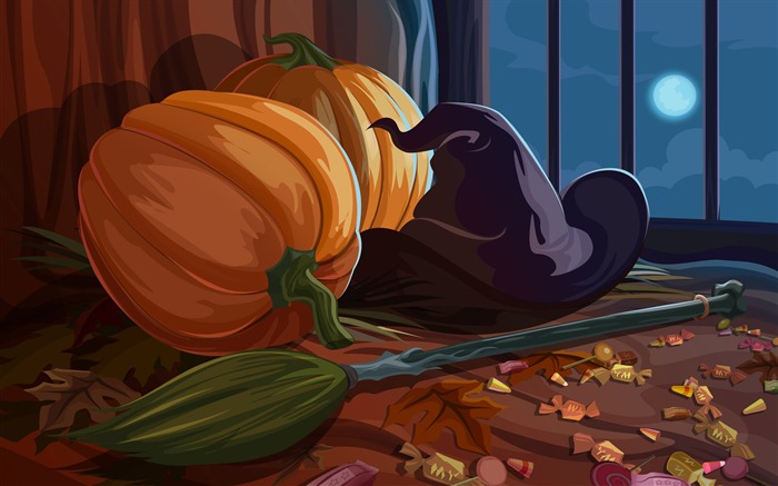 Halloween Téma Tapety na plochu (5) #6
