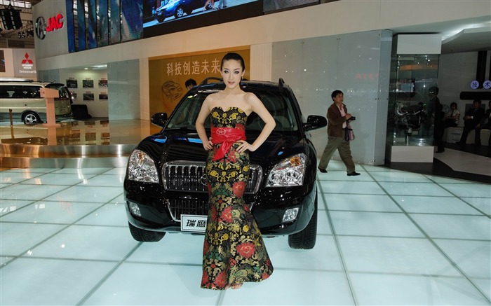2010 Beijing International Auto Show Heung Che beauté (œuvres des barres d'armature) #4
