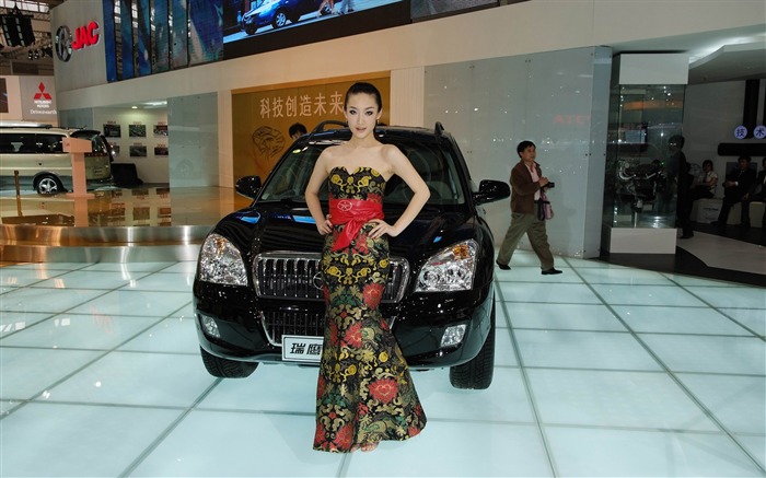 2010 Beijing International Auto Show Heung Che beauty (rebar works) #4