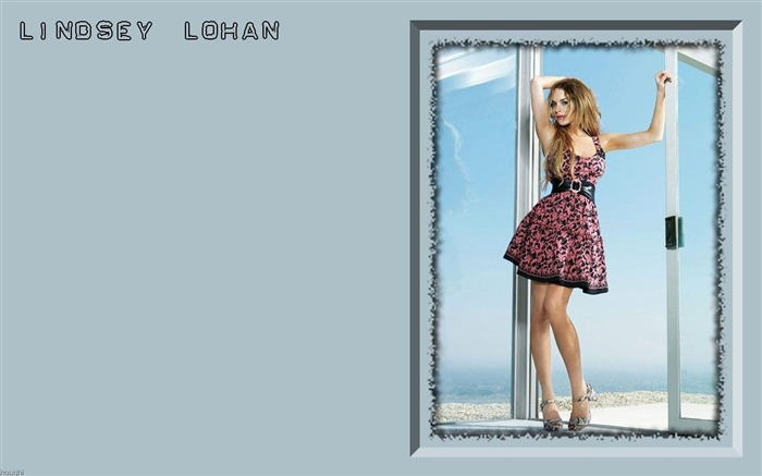 Lindsay Lohan hermoso fondo de pantalla #8