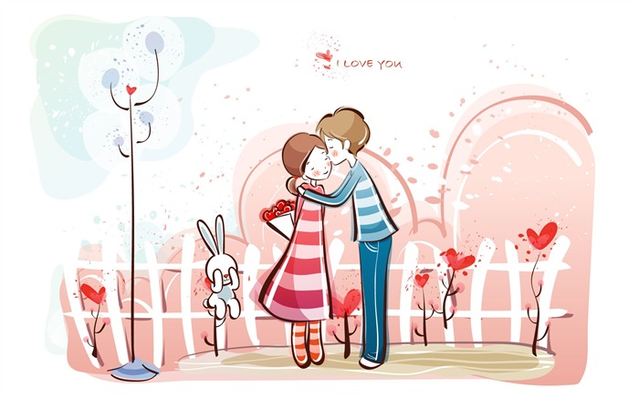 Kreslený Valentýna Tapety na plochu (1) #19