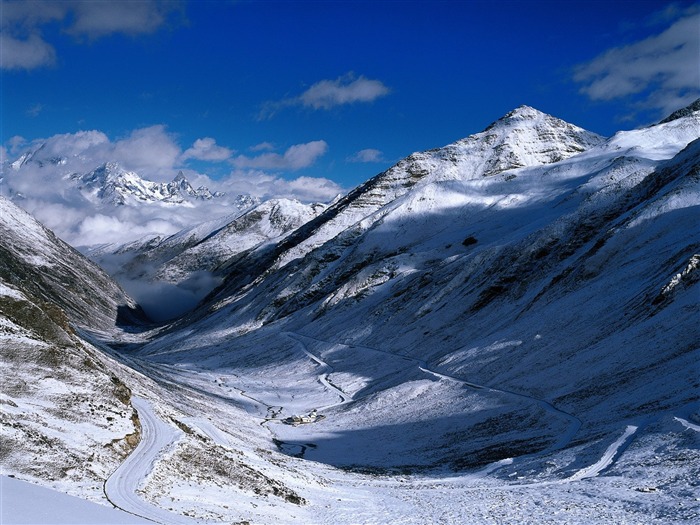 Hiver neige fond d'écran #19