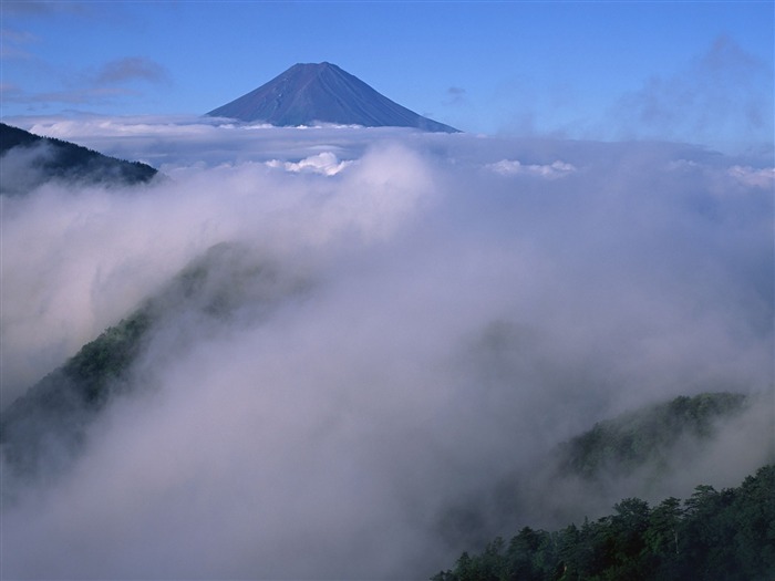 Mount Fuji, Japonsko tapety (1) #15