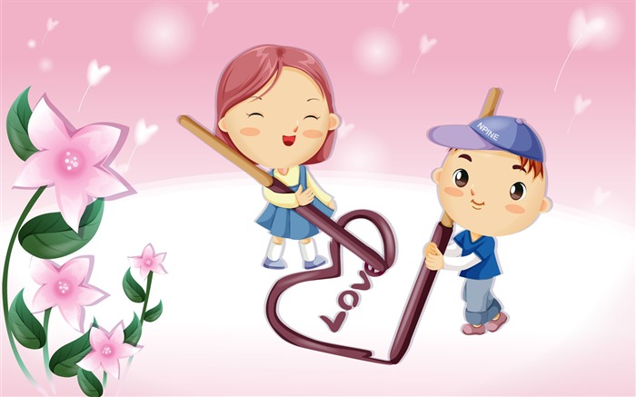 Valentine's Day Love Wallpaper Vector (1) #5