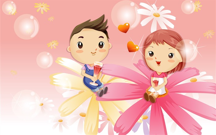 Valentine's Day Love Wallpaper Vector (2) #3