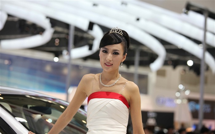 2010 v Pekingu Mezinárodním autosalonu krása (1) (vítr honí mraky práce) #27