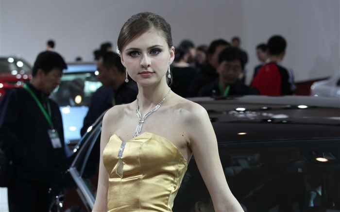 2010 Beijing International Auto Show de belleza (1) (el viento persiguiendo las nubes obras) #38