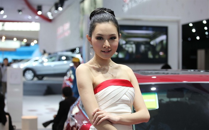 2010 Beijing International Auto Show de belleza (2) (el viento persiguiendo las nubes obras) #39