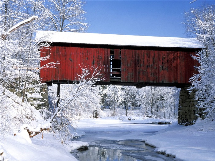 冬天雪景壁纸(三)16