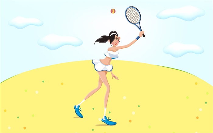 Women's leisure sports vector #14