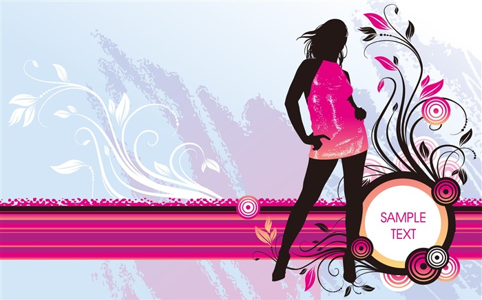 Widescreen trend vector wallpaper (2) #18