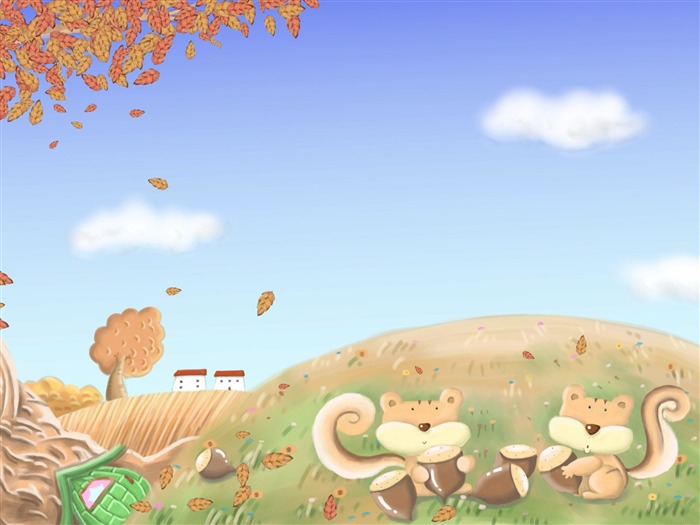 Large cartoon wallpaper (3) #8