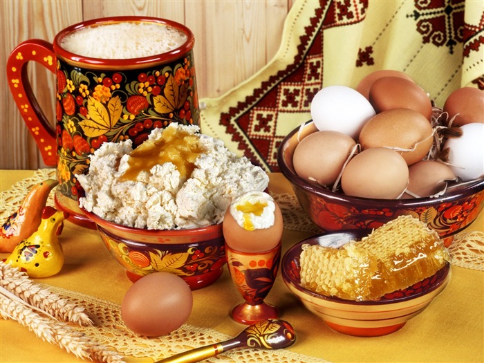 Russian type diet meal wallpaper (2) #9