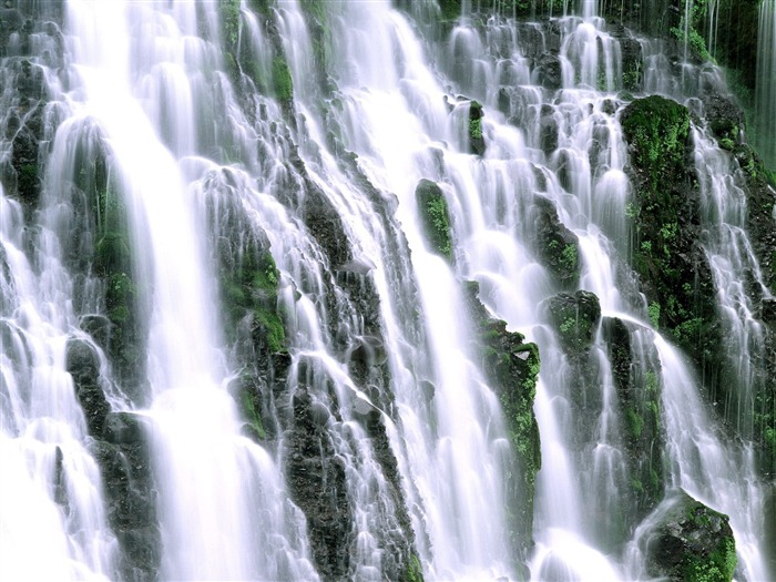 Waterfall streams wallpaper (3) #2