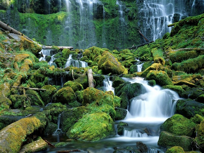 Waterfall-Streams Wallpaper (3) #13