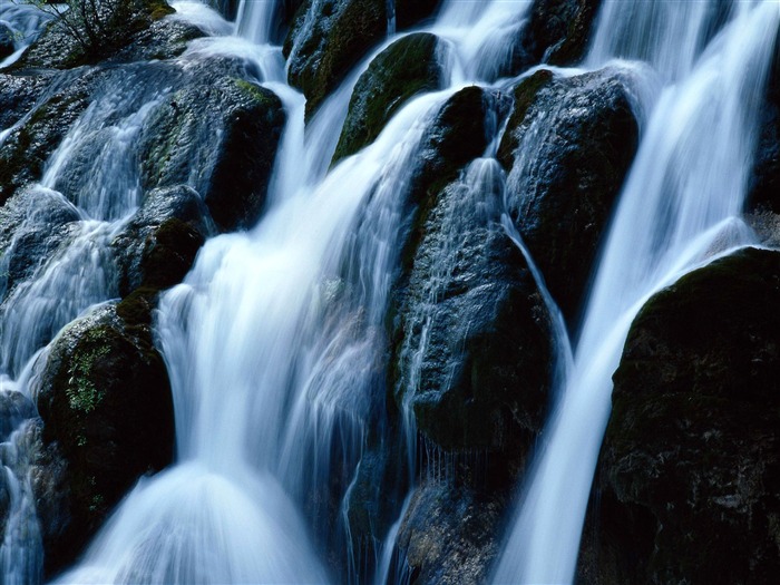 Waterfall streams wallpaper (4) #2