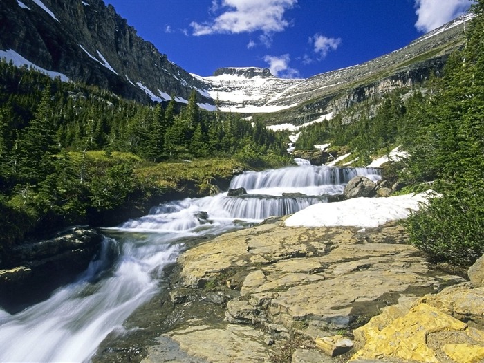 Waterfall streams wallpaper (10) #15