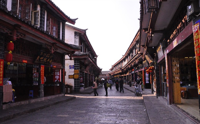 Starobylé město Lijiang atmosféra (2) (starý Hong OK práce) #11