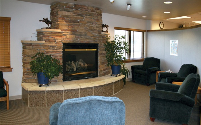 Western-style family fireplace wallpaper (1) #3