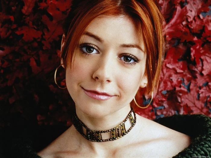 Alyson Hannigan krásnou tapetu #3