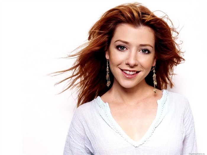 Alyson Hannigan krásnou tapetu #5