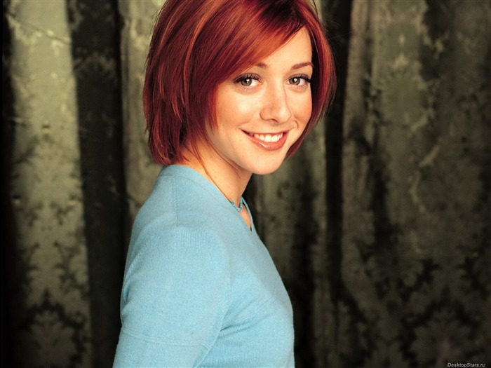 Alyson Hannigan krásnou tapetu #16