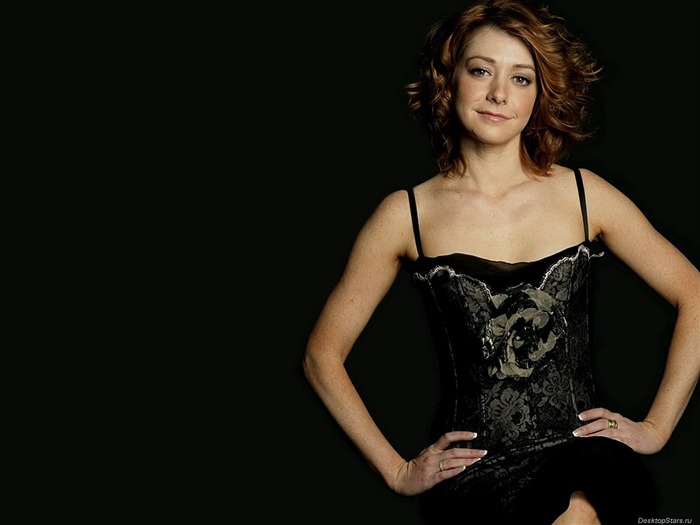 Alyson Hannigan krásnou tapetu #28