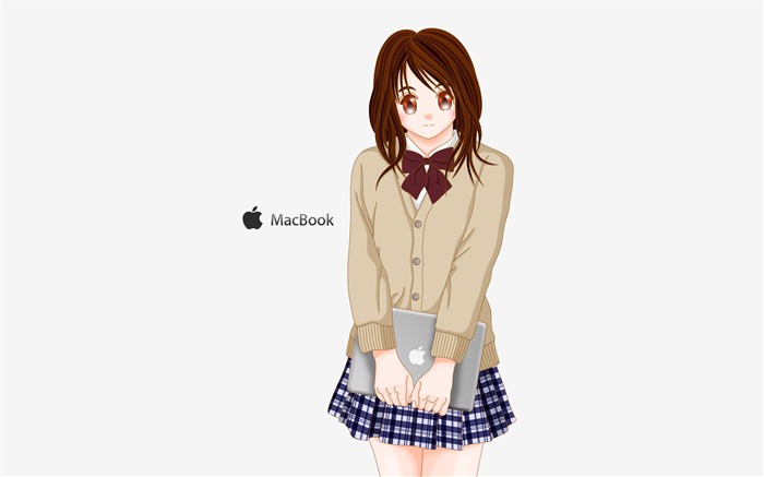 のMACの女の子壁紙 (1) #4