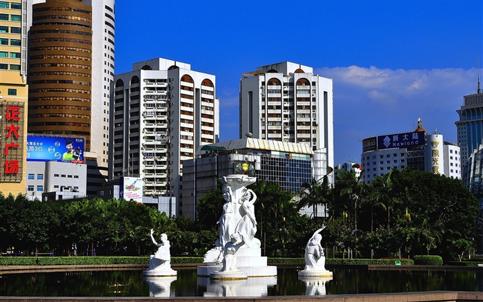 Fuzhou calle con el disparo (foto de Obras del cambio) #10