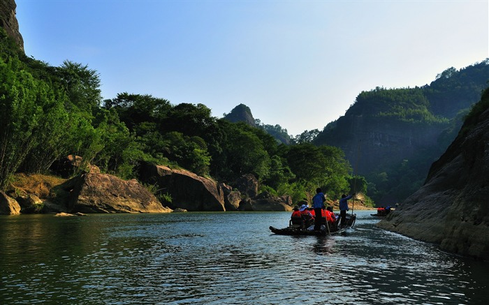 Wuyi jiuqu scenery (photo Works of change) #12