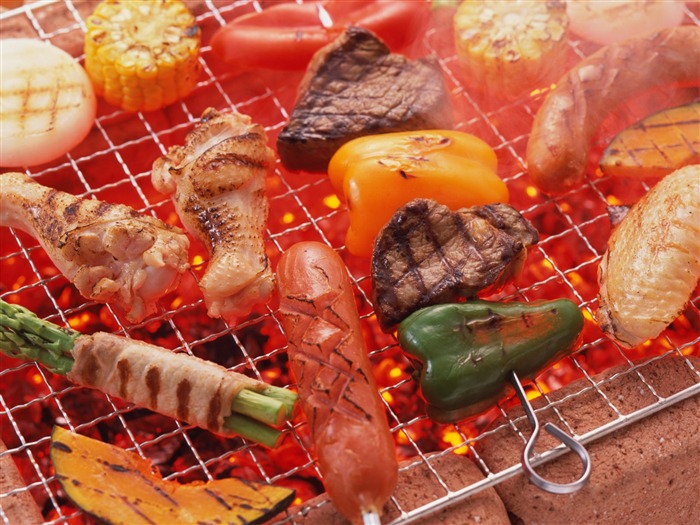 Delicious barbecue wallpaper (2) #3