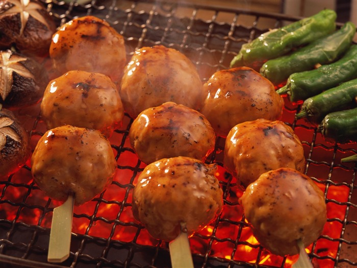 Delicious barbecue wallpaper (2) #4