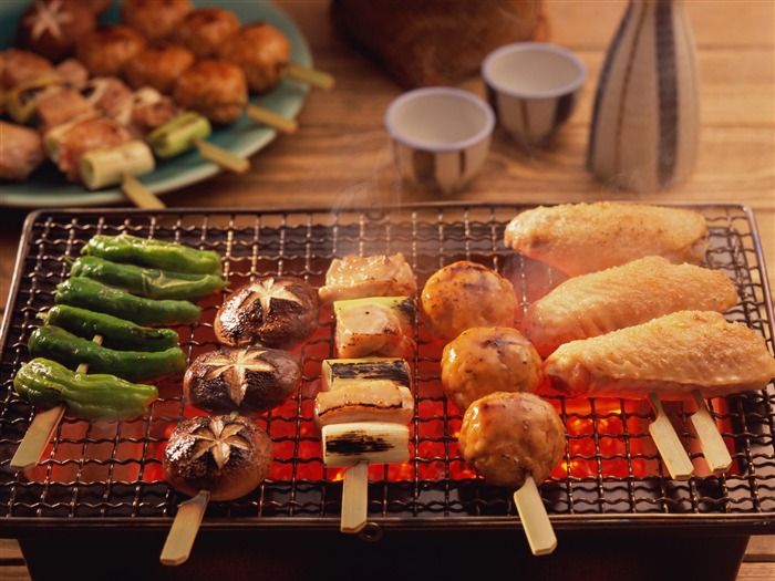 Delicious barbecue wallpaper (2) #6