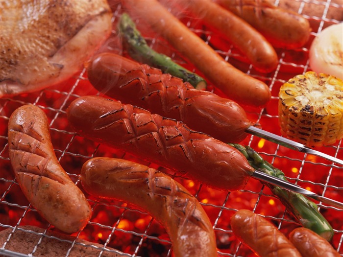 Delicious barbecue wallpaper (2) #8