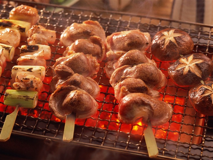 Delicious barbecue wallpaper (3) #6