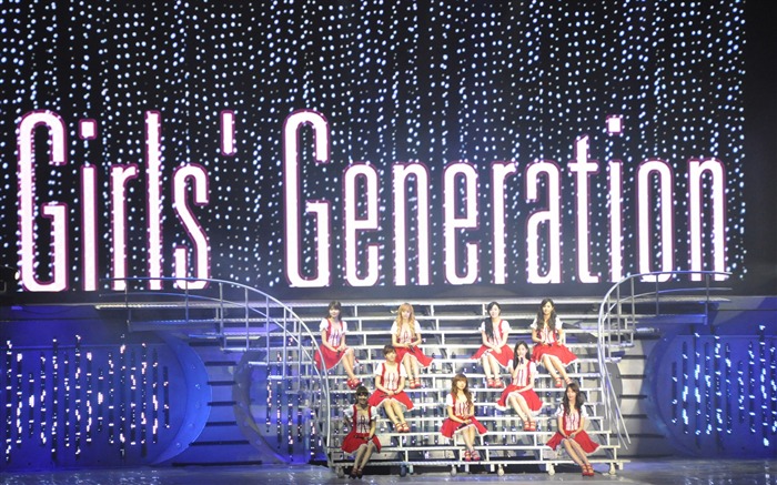 Girls Generation concert wallpaper (2) #9