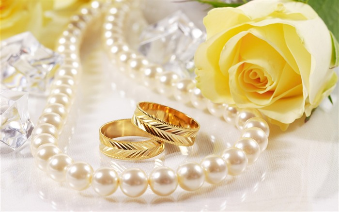 Свадьбы и свадебные кольца обои (2) #1